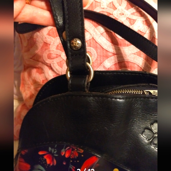 Patricia Nash Macellara Oval Leather Satchel Limited Edition Tropical Escape - Picture 11 of 12